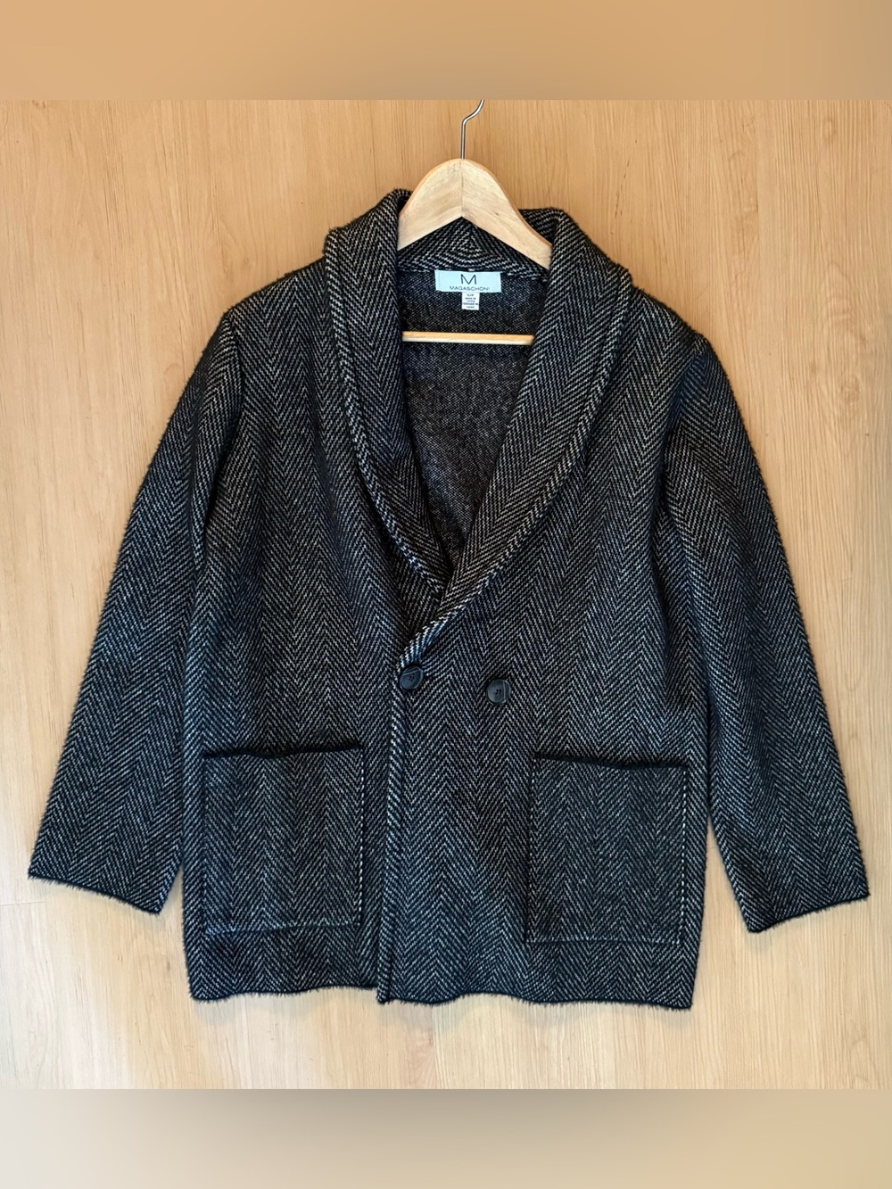 Magaschoni Shawl Collar Cardigan